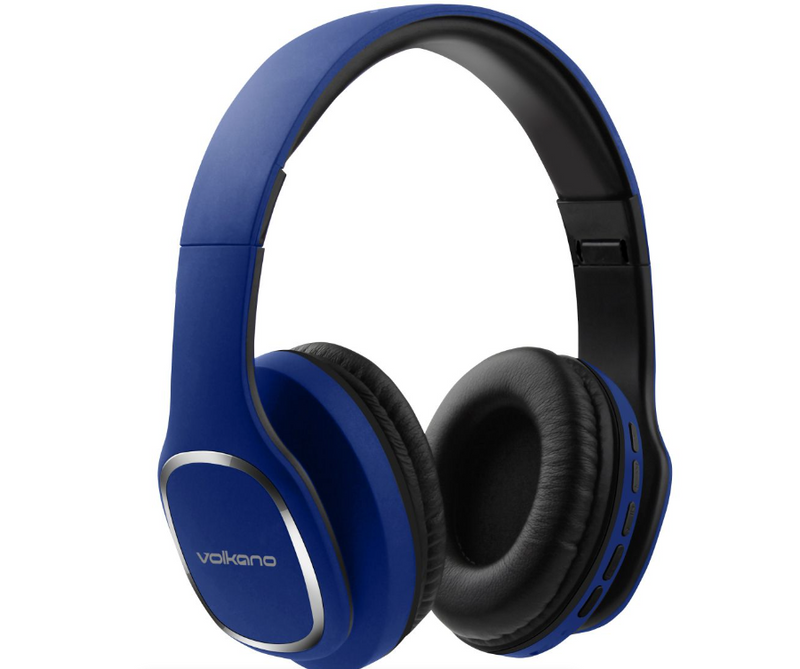 Volkano Phonic Series Bluetooth Headphones - Blue