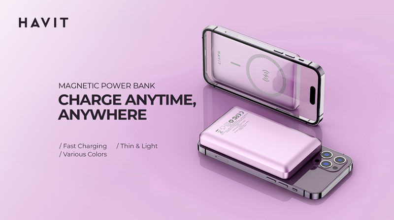 Havit PB5203 - Mobile series-Power bank - Pink