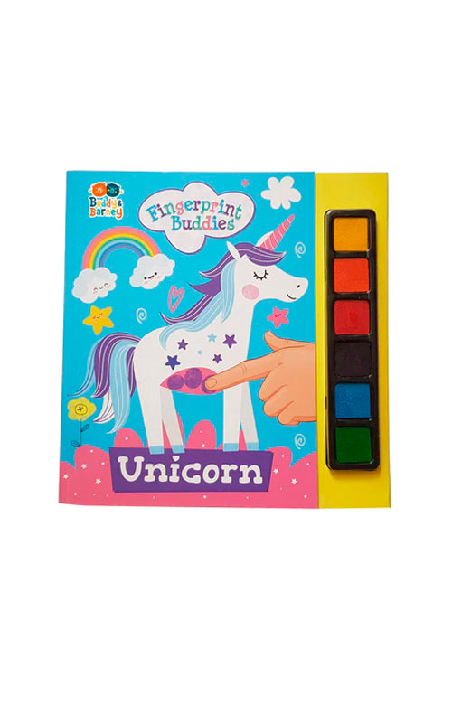 Barney & Buddy Unicorn Fingerprint Buddies Book