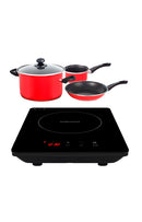 Mellerware 5 Piece Capri Induction Cooker And Pot Set Bundle