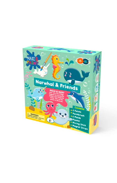 Barney & Buddy Mould and paint Narwhal and Friends