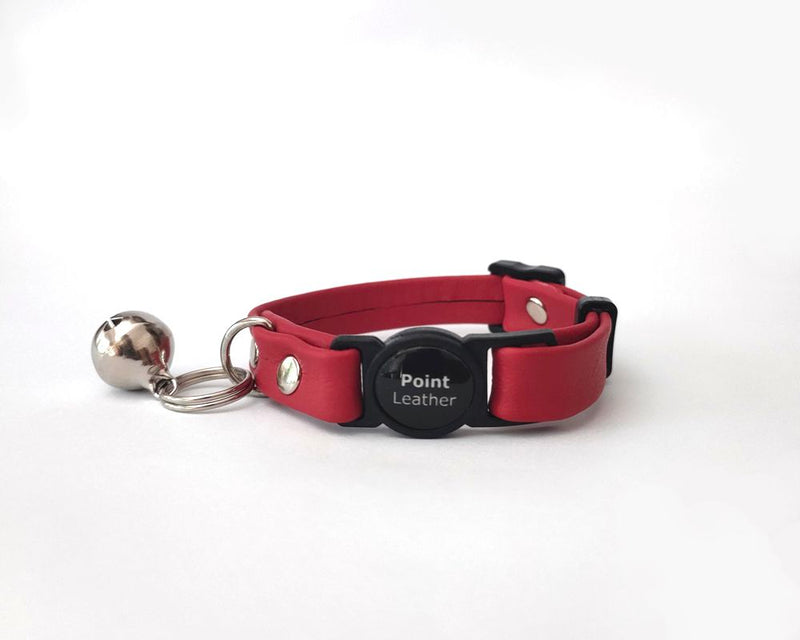 Nappa leather cat collar