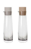 Blomus NOMAD Oil & Vinegar Pourers in Handblown Smokey Glass