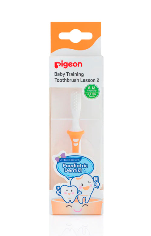 Pigeon - Training Toothbrush Lesson 2 Orange