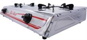 Casey Red Heart 2 Plate Stainless Steel Gas Stove