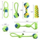 7Pcs Pet Dog Chewing Rope Toy Set