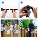 50 LED Solar Globe Waterproof String Light