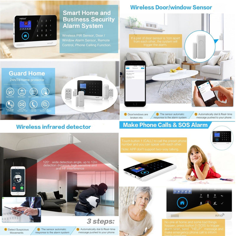 Wireless Home Security Alarm System