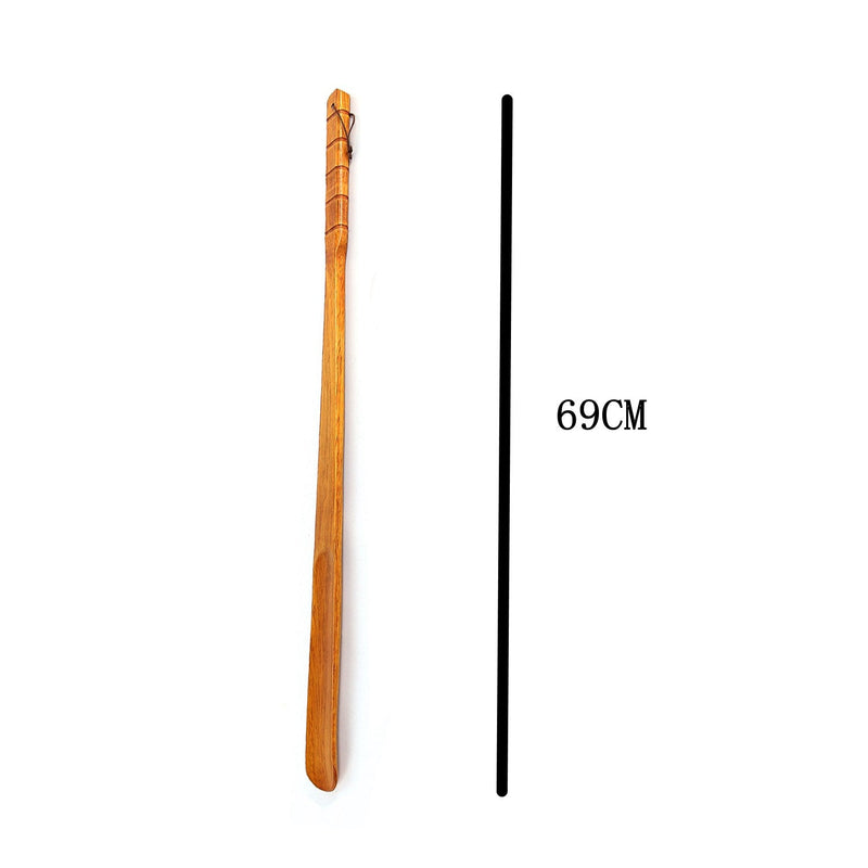 Long Handle Wooden Shoehorn 69cm