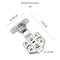 Cabinet Door Hydraulic Damping Hinges 8PCs Set