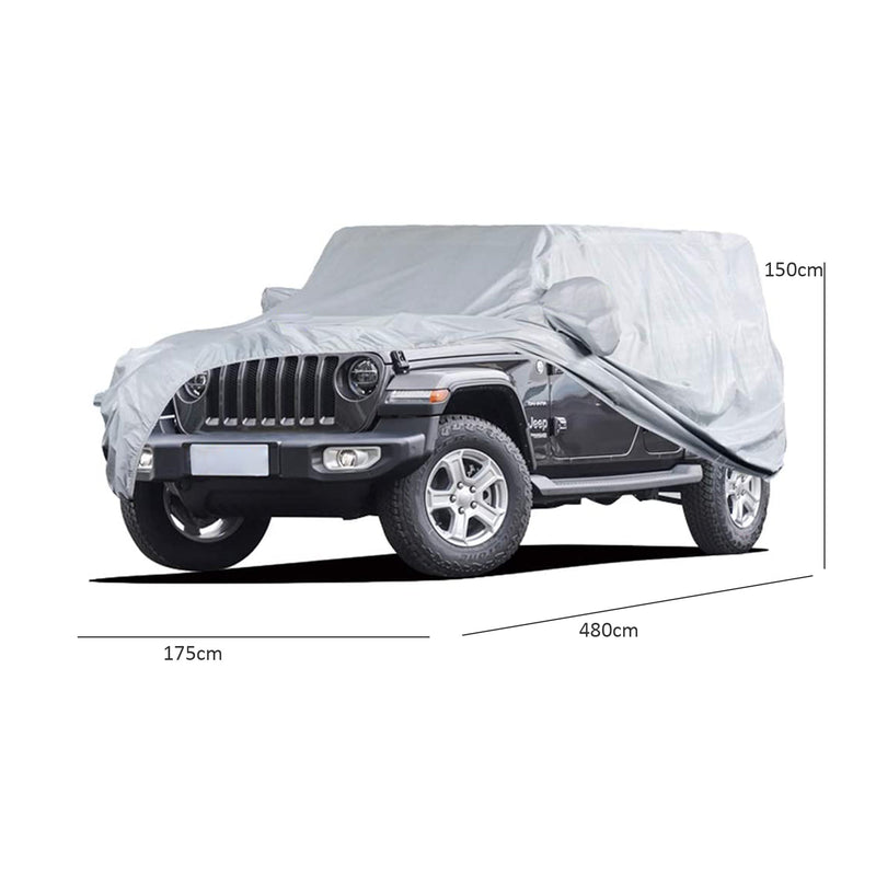 Silver Weatherproof Car Cover - SUV