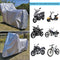 Silver Weatherproof Motorcycle Bike Cover