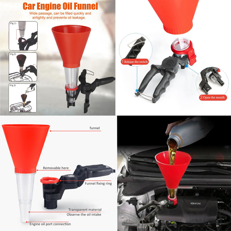 Auto Repair Oil Drain Pan & Oil Funnel Set