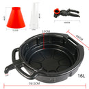 Auto Repair Oil Drain Pan & Oil Funnel Set