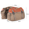 Canvas Saddle Pannier Bicycle Bike Bag