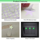 DIY Ceiling Wall Glow In The Dark Stickers - 6 Sheets