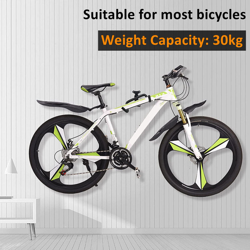 Adjustable Bicycle Wall Hanger Rack & Tyre Pump Set