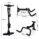 Adjustable Bicycle Wall Hanger Rack & Tyre Pump Set