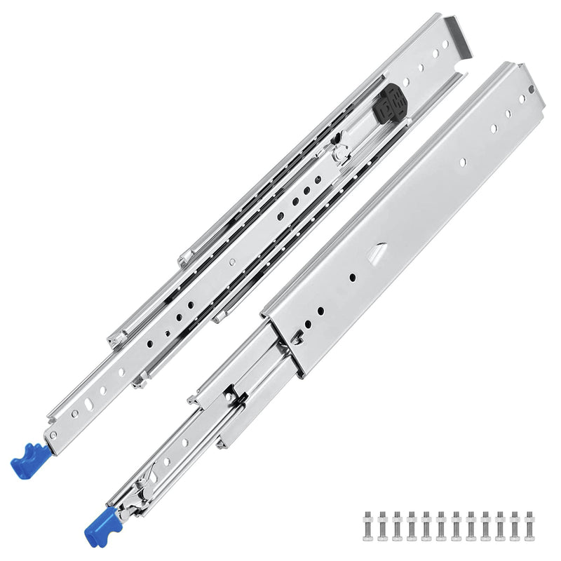 Set of 2 Heavy Duty 76mm 4 x 4 Bakkie Drawer Slides With Lock-1.5m