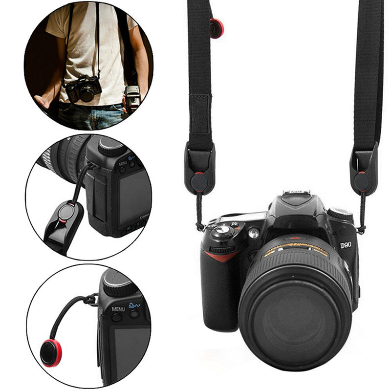 Quick Release Camera Shoulder & Wrist Strap Set