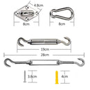 Pad eye Plate Turnbuckle Hook Shade Sails Fixing Kit