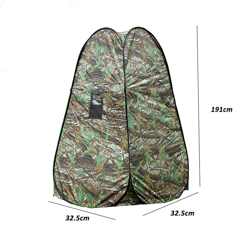 Camouflage Pop Up Camping Privacy Shower Tent