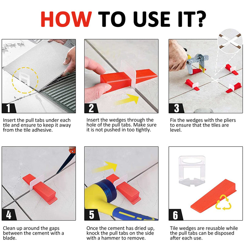 Tile Levelling System Kit And Suction Cup Lifter Set