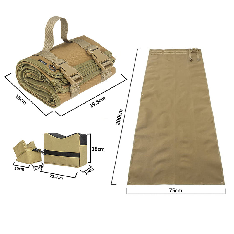 Outdoor Shooting Mat & Shooting Rest Bag Set