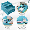 Stackable File Tray Stationary Organizer