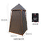 Outdoor Shower Camping Privacy Tent With Shower Bag