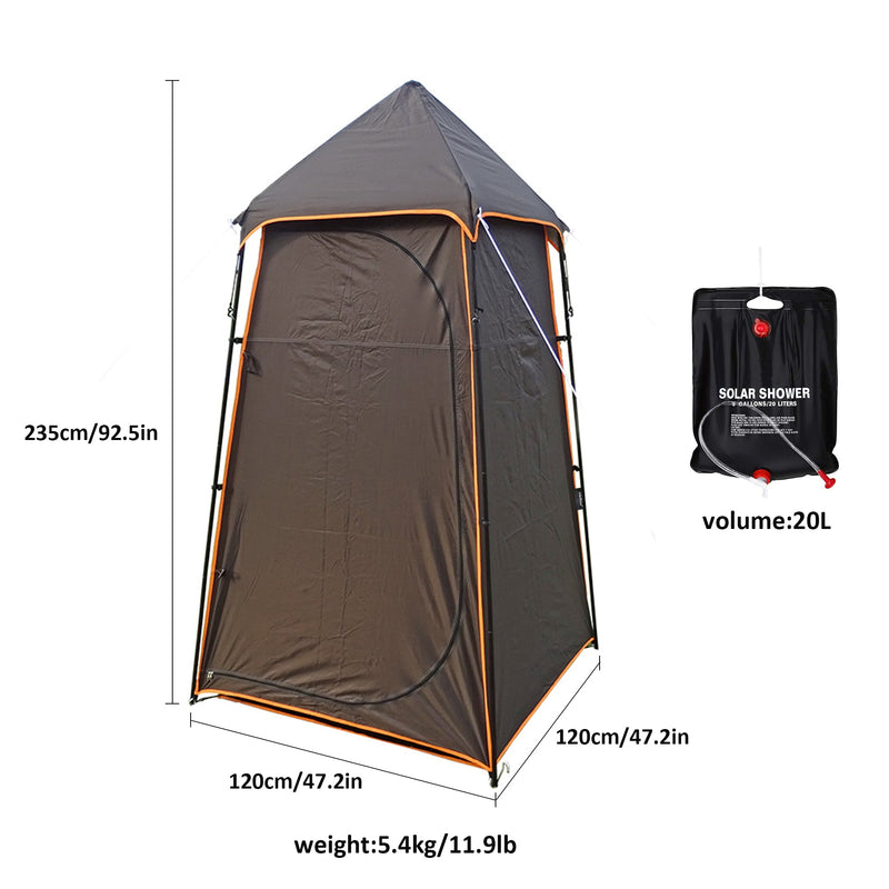 Outdoor Shower Camping Privacy Tent With Shower Bag