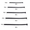 700Pcs Nylon Cable Tie Pack