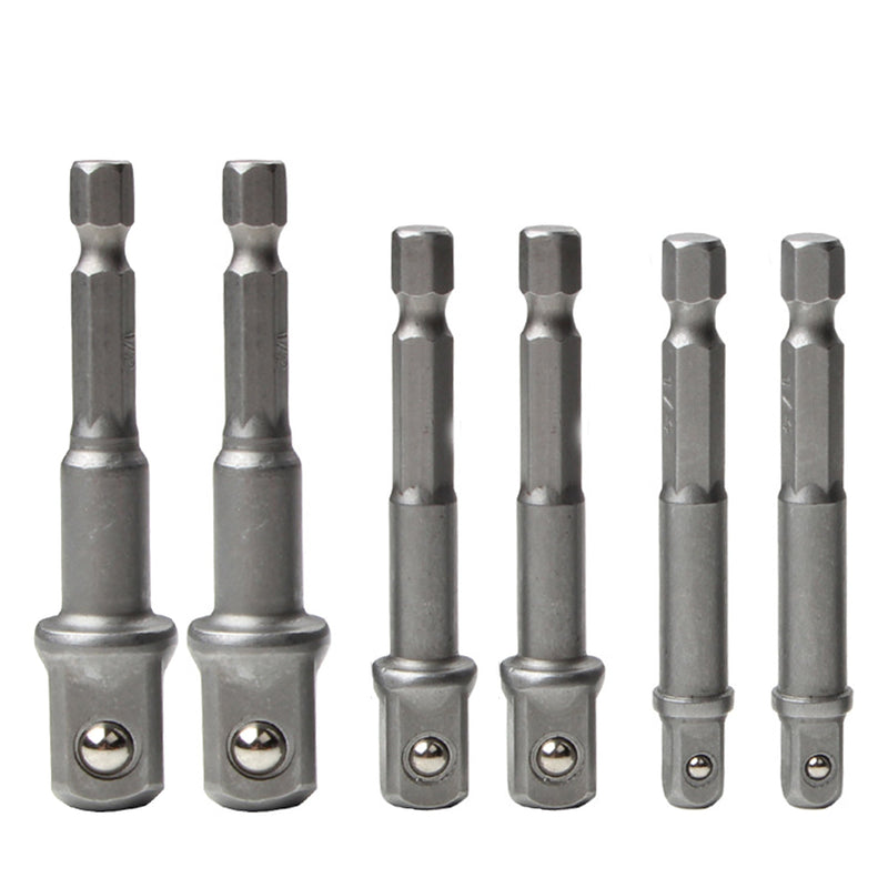 6Pcs Hex Socket Drill Bit Adapter