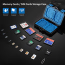 Padded Camera Insert Bag and Memory Cards Storage Case Set