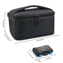 Padded Camera Insert Bag and Memory Cards Storage Case Set