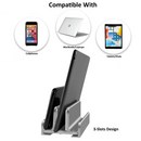 Adjustable Aluminum Laptop Tablet Phone Vertical Holder Desk Stand