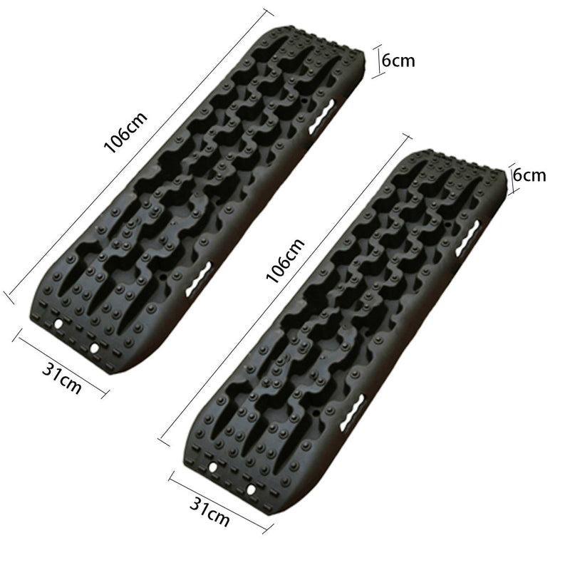 Traction Recovery Boards for Off-Road Mud Sand Snow - 2 Pack