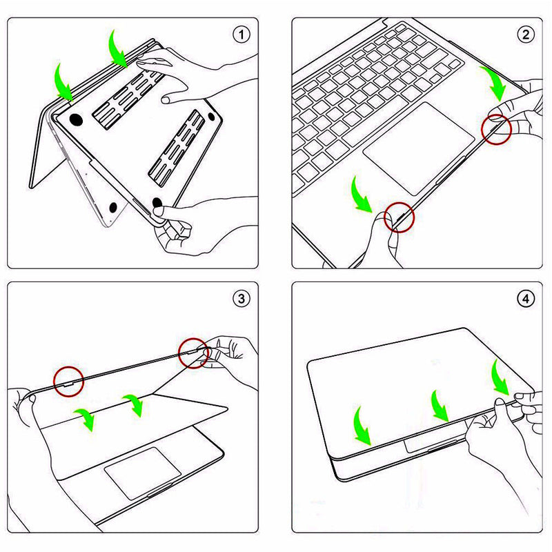 Hard Shell Case & Keyboard Film For 16 Inch MacBook pro