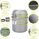 Lightweight Camping Cookware Cutlery 13Pcs Set