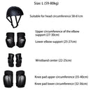 Skateboard Knee Elbow Pads & Helmet 7Pcs Set for Kids & Youngs