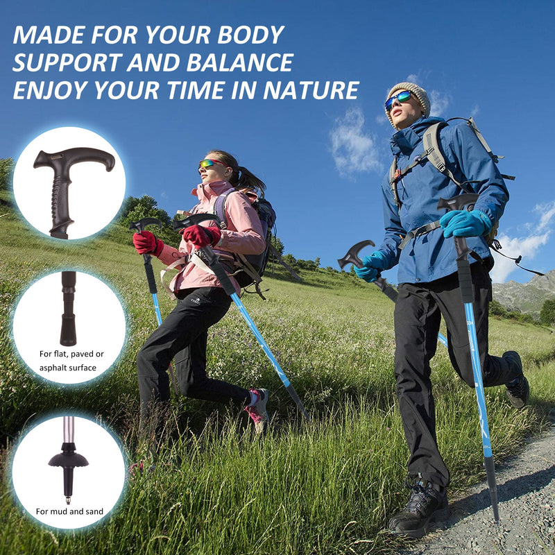 Ultra Light Aluminum Alloy Telescopic Trekking Pole