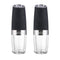 Electric Gravity Salt Pepper Grinder Mill - 2Pcs Set