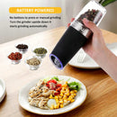 Electric Gravity Salt Pepper Grinder Mill - 2Pcs Set