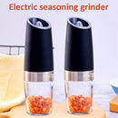 Electric Gravity Salt Pepper Grinder Mill - 2Pcs Set