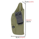 Concealed Right Hand Kydex Pistol Holster for Glock19 - Army Green