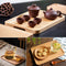 Wooden Plates Serving Trays - 3pcs Set