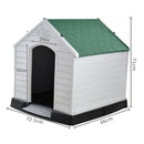 Indoor Outdoor Plastic Waterproof Dog House Kennel