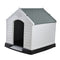 Indoor Outdoor Plastic Waterproof Dog House Kennel - L