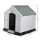 Indoor Outdoor Plastic Waterproof Dog House Kennel - L