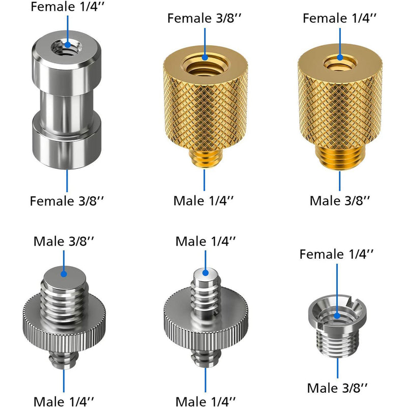 Camera Tripod 22 Screw Adapter Kit